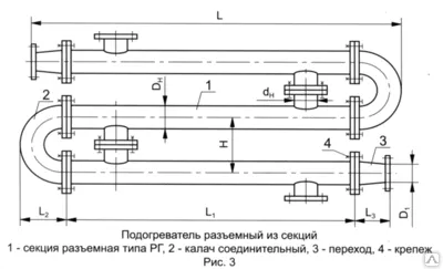 Фото №0 Подогреватель водоводяной ПВ1-325х4-Г-1,0-28,49-Т латунь