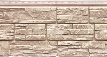 Фото №0 Панель фасадная Grand Line &quot;ЯФАСАД&quot; Крымский сланец жемчуг