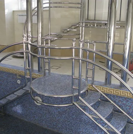 Фото №0 Перило из нержавеющей стали.