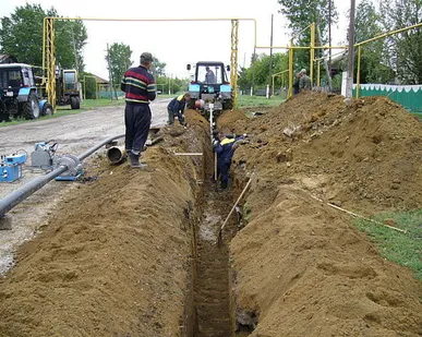 фото Рытье траншей