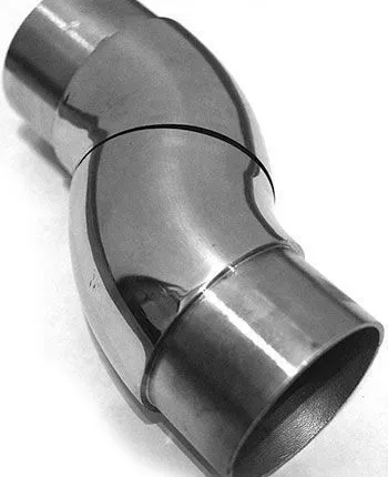 Фото №0 Соединитель угловой на шарнире(змейка) нержавейка