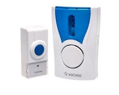 фото Дверной звонок Космос AG512С (150м, 12 мелодий, 1*23A, 2*R3) (60)