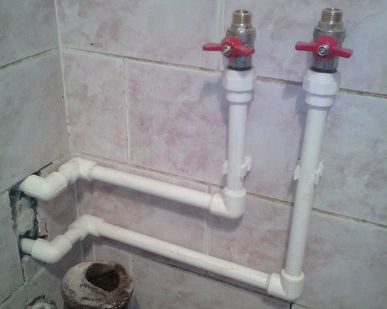 фото Замена труб холодного и горячего водоснабжения