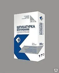 фото Штукатурка цементная CBS "Внутренняя" 25 кг