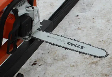 фото Пилорама шинная бензиновая на базе бензопилы Stihl MS 361 (4,6 л.с.)