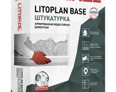 фото Штукатурка цементная LITOPLAN BASE Litokol (Литокол) 25кг