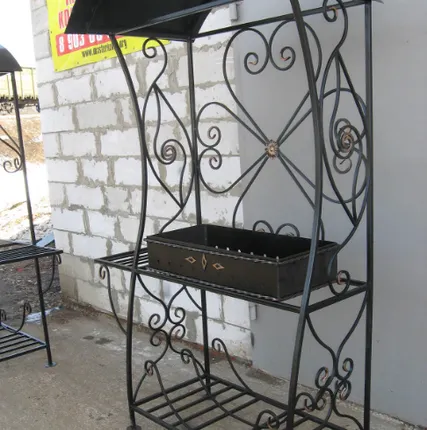 Фото №0 Кованый мангал для дачи