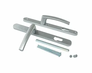 фото Гарнитур нажимной с подпружиниванием Mezut 25/92 (3 винта) серебр.