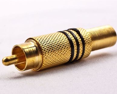фото VW-9RCA коннектор, металлический колпачек, под винт