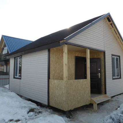 Фото №0 Дачный дом (каркасный) 6х6м ДД-003 (Под ключ)