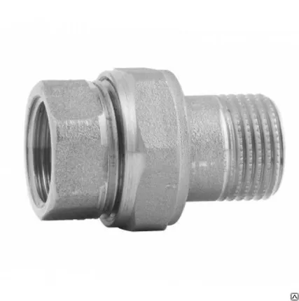 Фото №0 Соединение "американка" 15 - 1420мм стальное нержавеющее полиэтиленовое ПЭ