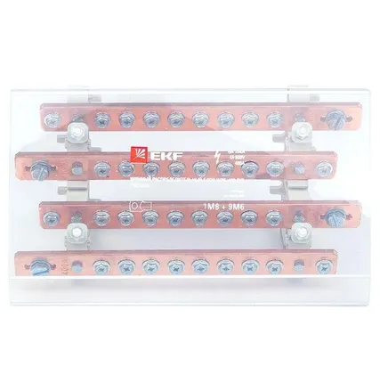 Фото №1 Блок распределительный шинный ШРБ-400 EKF plc-shrb-400