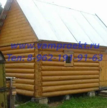 Фото №0 Сруб бани 3х6(пятистенок)