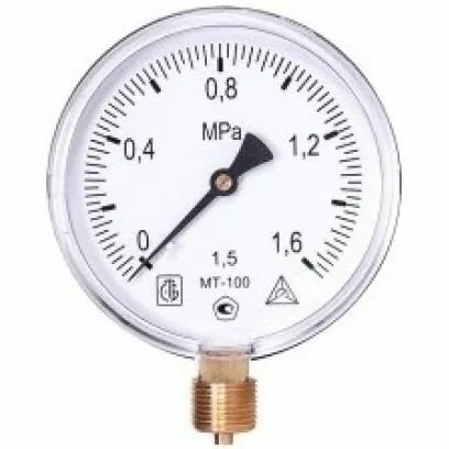 Фото №0 Манометр МТ 100М 0,6МПа (метрическая резьба - М20х1.5)