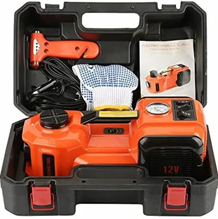 Фото №0 Электрогидравлический домкрат, компрессор, гайковёрт в кейсе, г/п 5 тонн