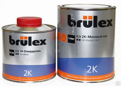 Фото №0 Лак 2K-Матовый лак Brulex