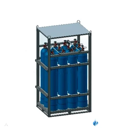 Фото №0 Моноблок газовый на 8 баллонов МБ-8-40-150 для кислорода