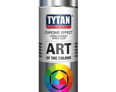фото Краска аэрозольная акриловая Хром Tytan 400мл