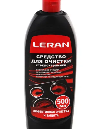 Фото №0 Чистящие средства для плит Leran 04003 для стеклокерамики 500мл