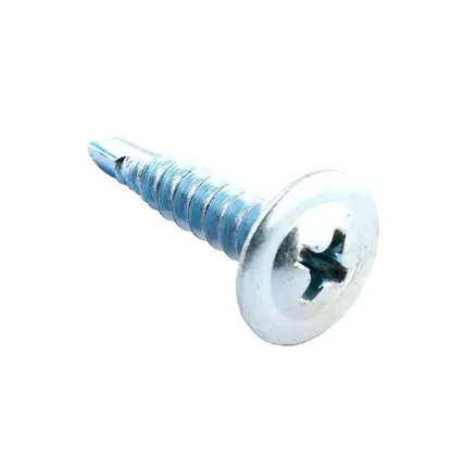 Фото №0 Саморез для тонк.пластин с буром 4,2*16 (хром 200шт) Стройбат