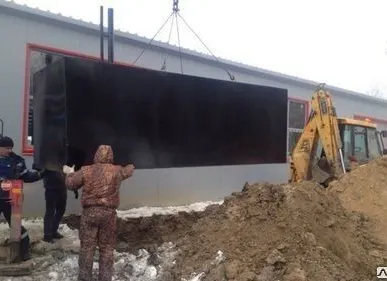 фото Установка септика под ключ из металла