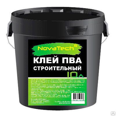 Фото №0 Клей ПВА NovaTech строительный 10 кг