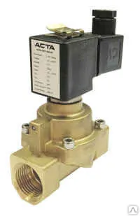 Фото №0 Клапан электромагнитный АСТА ЭСК 110-111 пилотное управление, 2/2-ходовой