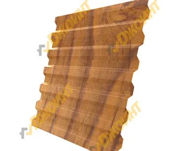 фото Профнастил С-21 0,5 Printech Wood 3D (3D Дерево)