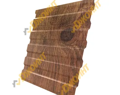фото Профнастил С-20 0,5 Printech Walnut (Грецкий орех)