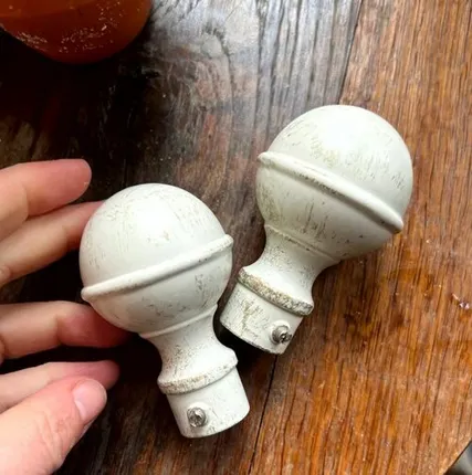 Фото №0 Навершие на карниз 8 см металл