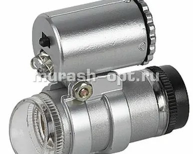 фото Фонарь универсальный "Эра" 2 светодиода с микроскопом 45x батарейки в комплекте (24/240)