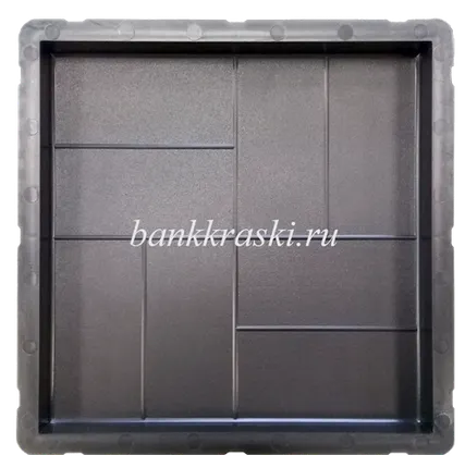 Фото №0 Форма для плитки "Ластрико 8 кирпичей" 30х30х3 и 4 см.,  арт. 153.