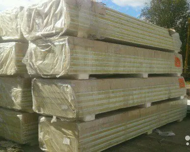 фото Сэндвич-панель минвата 100 мм длина 4.99 метра