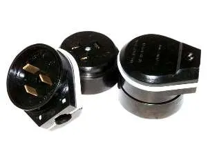 фото Разъем РШ-ВШ 32А 220В черн. РВШ 32-001