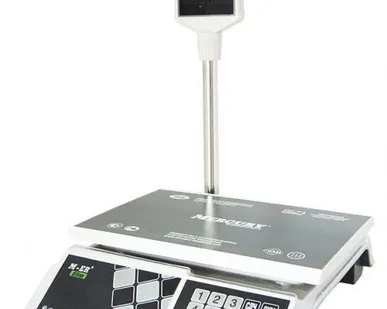 фото Весы торговые M-ER 326-32,5 LCD со стойкой (32кг/5гр)