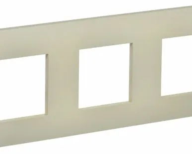 фото SKANDY Рамка 3-местная SK-F01B бежевый IEK