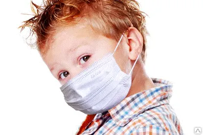 Фото №0 Медицинская маска Latio детская на резинке МF №50/40бл/2000 шт белая