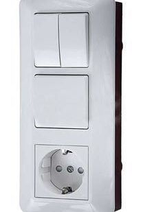 фото Блок комбинированный Schneider Electric Прима BK2VR-006A-B