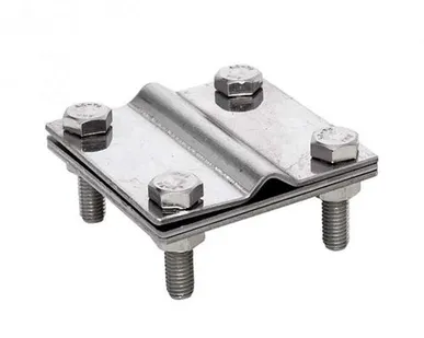 фото Соединитель "полоса-прут" пластина 70*70мм (РФ)