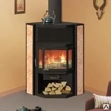 Фото №0 Печь-камин МЕТА АМУР (угловой)