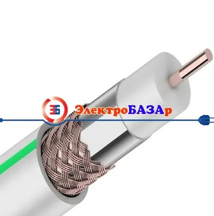 Фото №0 Кабель SAT 703 B+CU/CU Cabletech (75 Ом) /100м в бухте/ 01-2431-6