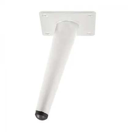 Фото №0 Опора меб. конусная h150 наклонная, белый AKS