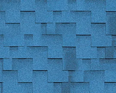 фото Гибкая черепица Шинглас Ультра Джайф Аккорд / синий