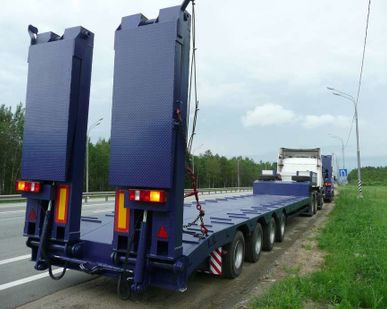 фото Аренда низкорамной платформы трала 60 тонн