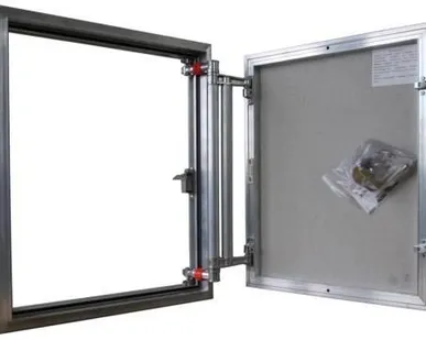 фото Люк ревизионный под плитку EuroFORMAT-R Практика 500х600 мм алюминиевый