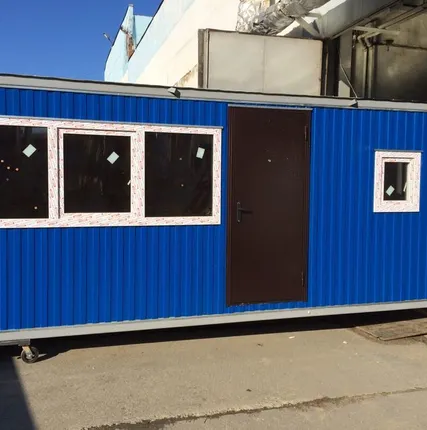 Фото №0 Бытовка БК-2 4,0х2,4м внутренняя отделка ДВП