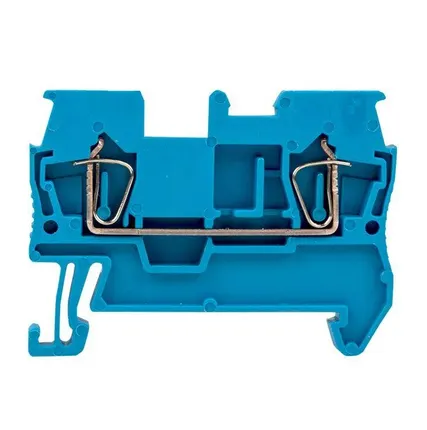 Фото №2 Колодка клеммная JXB-ST-2.5 31А самозажимная син. EKF plc-jxb-st-2.5-blue
