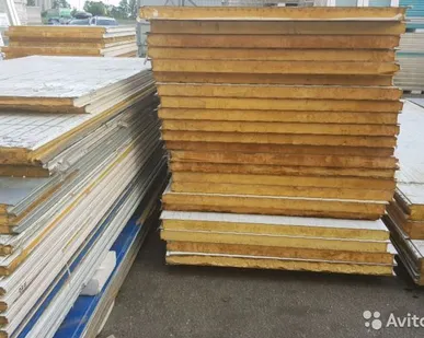 фото Сэндвич-панель ппу 60 мм 2,79 м