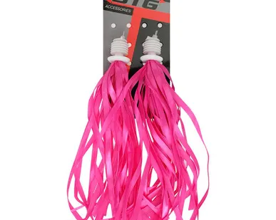 фото Вставки в грипсы STG розовый/белый