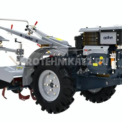 Фото №0 Мотоблок СКАУТ 101 D + почвофреза и сиденье